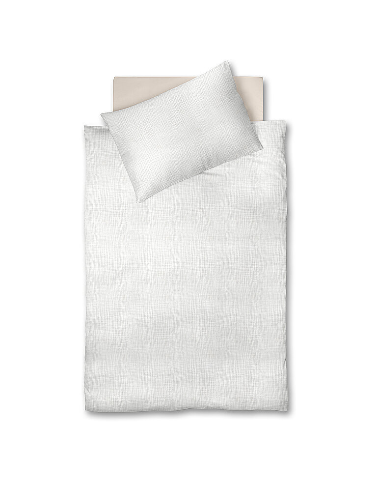 FLEURESSE Musselin Bettwäsche CAPRI 70x90cm/140x200cm  weiss