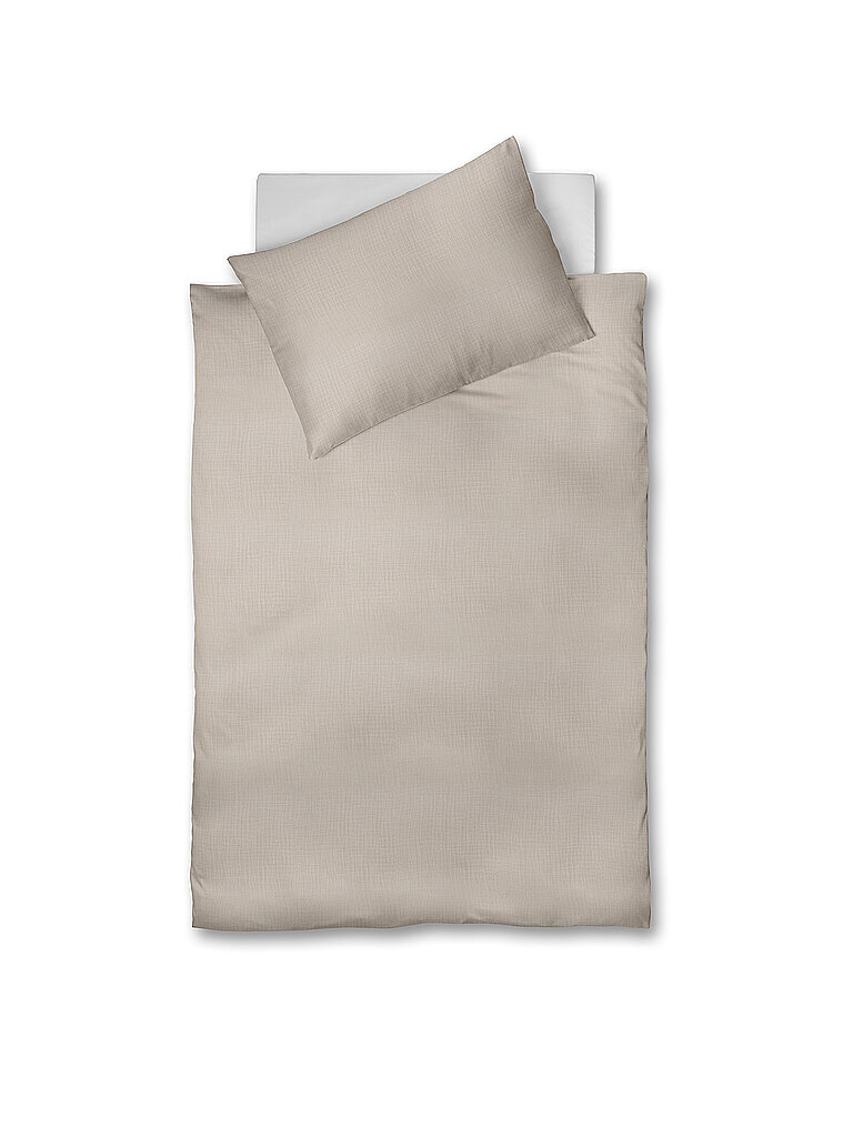 FLEURESSE Musselin Bettwäsche CAPRI 70x90cm/140x200cm Beige beige