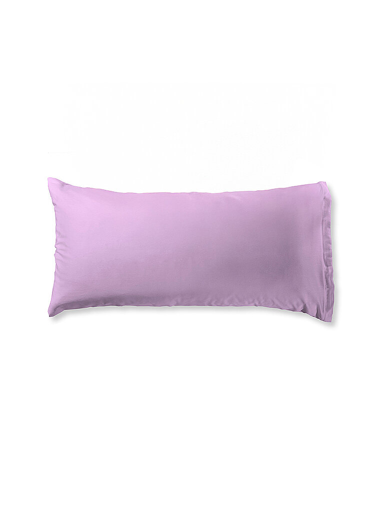 FLEURESSE Satin Kissenbezug Royal Uni 2er 40x80cm Flieder lila