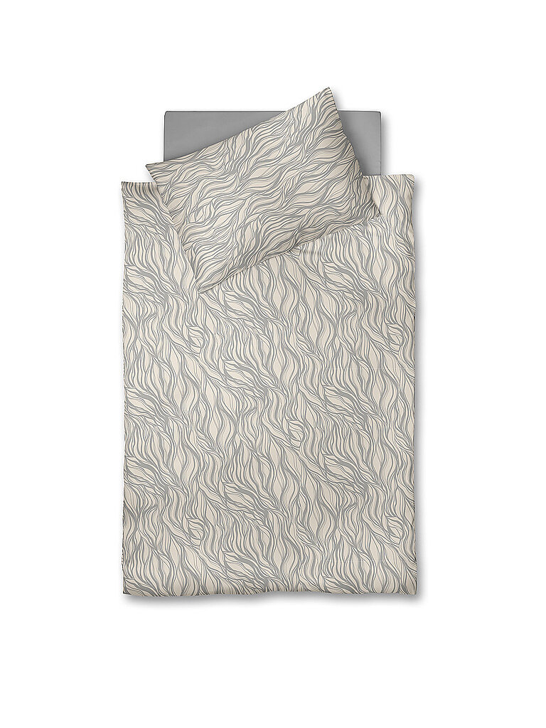 FLEURESSE Tencel Bettwäsche DREAM DELUXE 70x90cm / 140x200cm Soft Dream  hellgrau