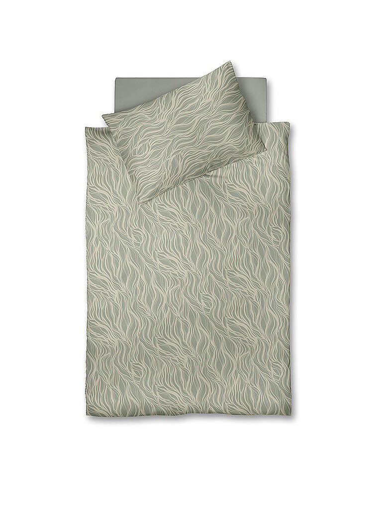 FLEURESSE Tencel Bettwäsche DREAM DELUXE 70x90cm / 140x200cm Soft Olive hellgrün