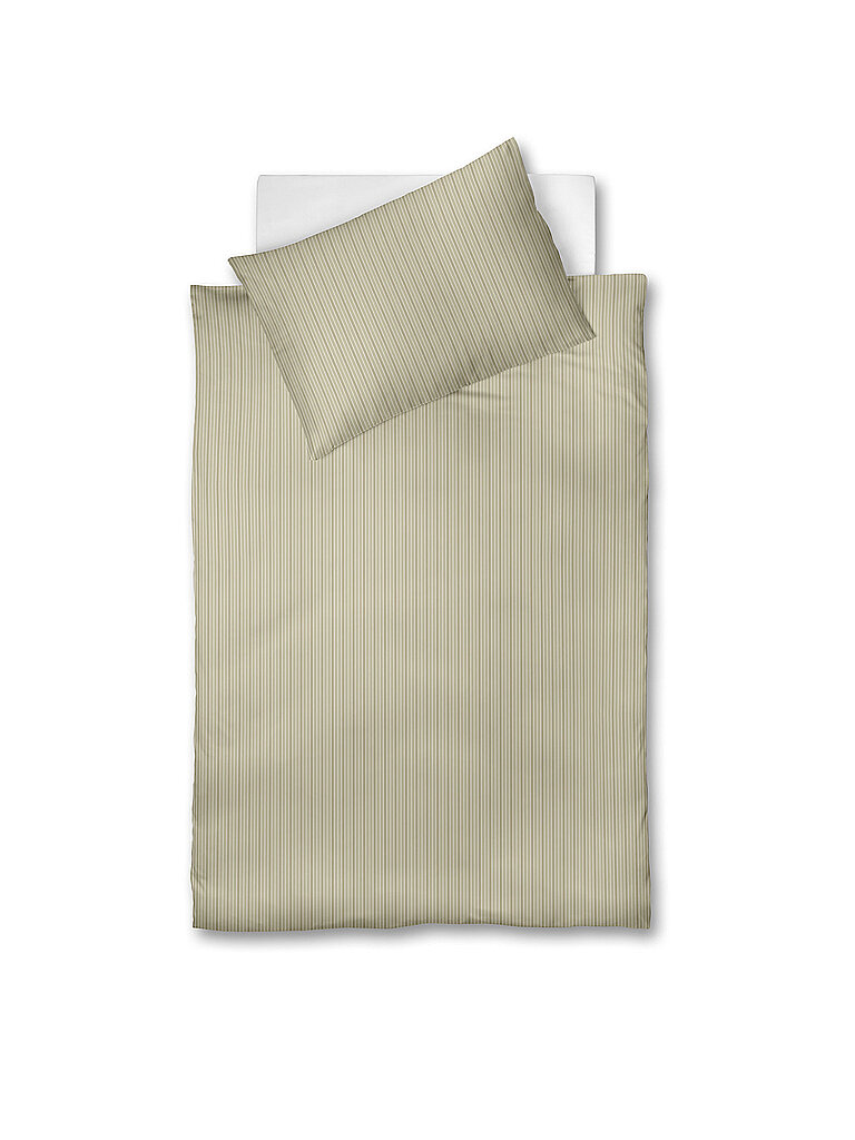 FLEURESSE Seersucker Bettwäsche RIO 70x90cm / 140x200cm Creme beige