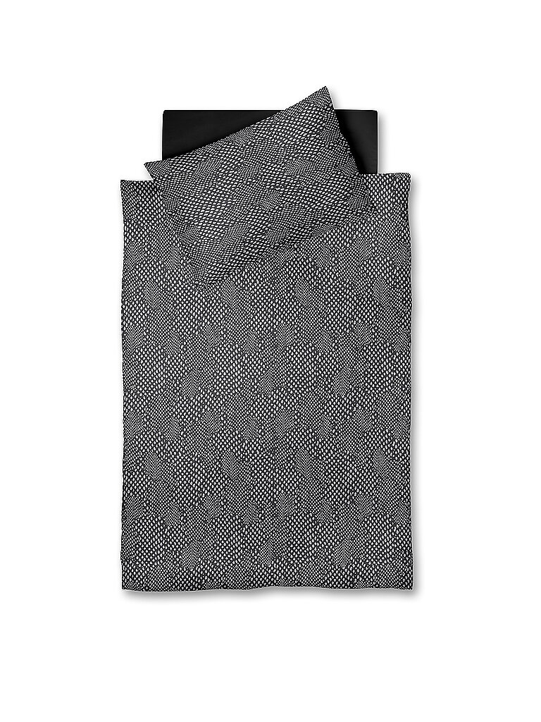 FLEURESSE Jersey Bettwäsche TOPAS 70x90cm/140x220cm Shadow Pulse grau