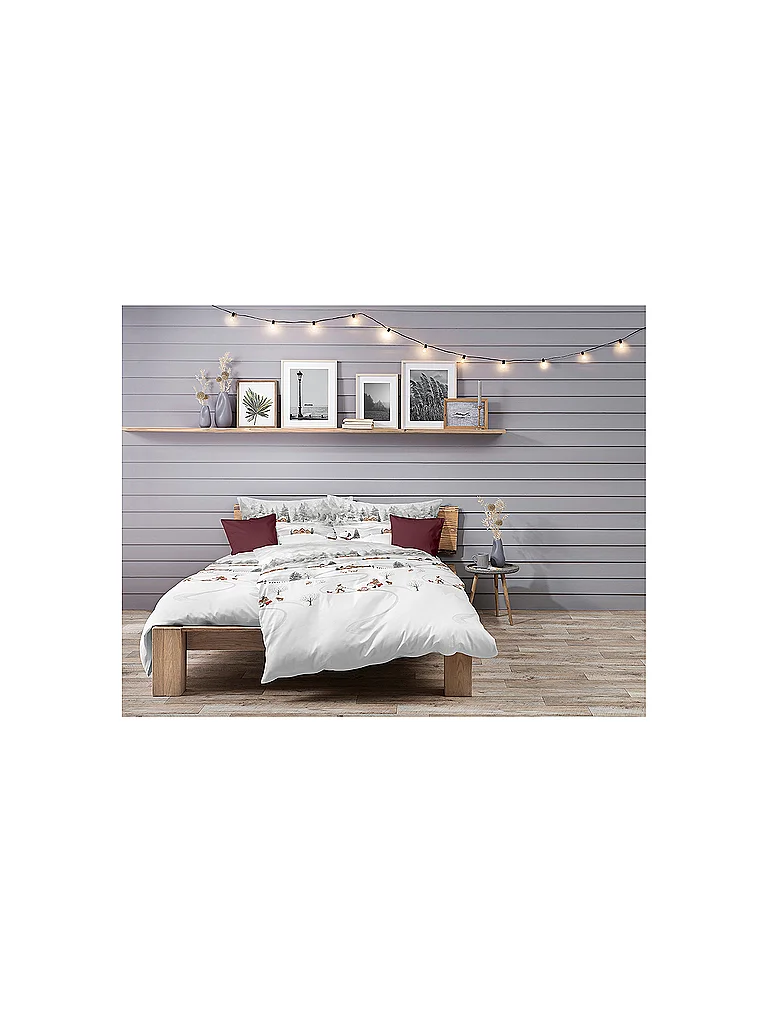 FLEURESSE Ropa de cama de franela 70x90cm/140x200cm ASPEN White multicolor