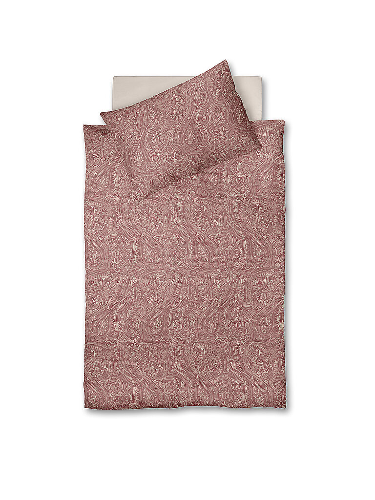 FLEURESSE Flanell Bettwäsche LECH 70x90cm/140x200cm Weinrot beere