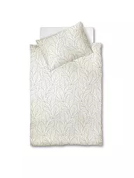 FLEURESSE | Damast Bettwäsche OPAL 70x90cm/140x200cm Weiss | creme