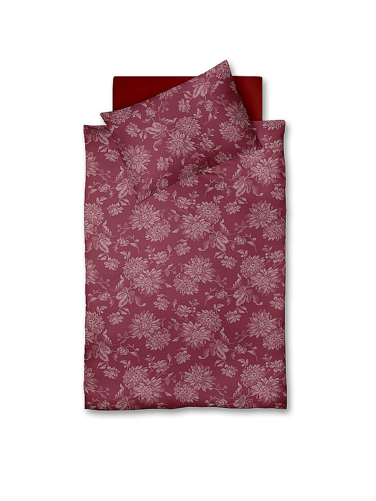 FLEURESSE | Flanell Bettwäsche 70x90cm/140x200cm Lech Rot | rot