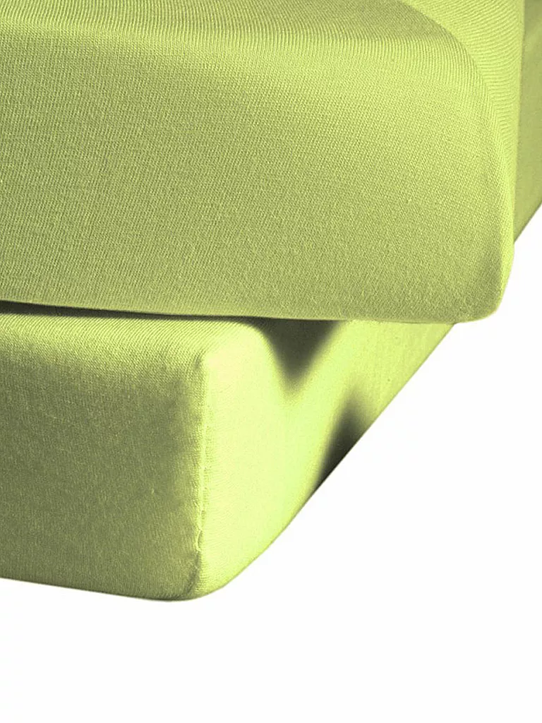 FLEURESSE | Jerseyspannleintuch 180x200cm (Hellgrün) | grün