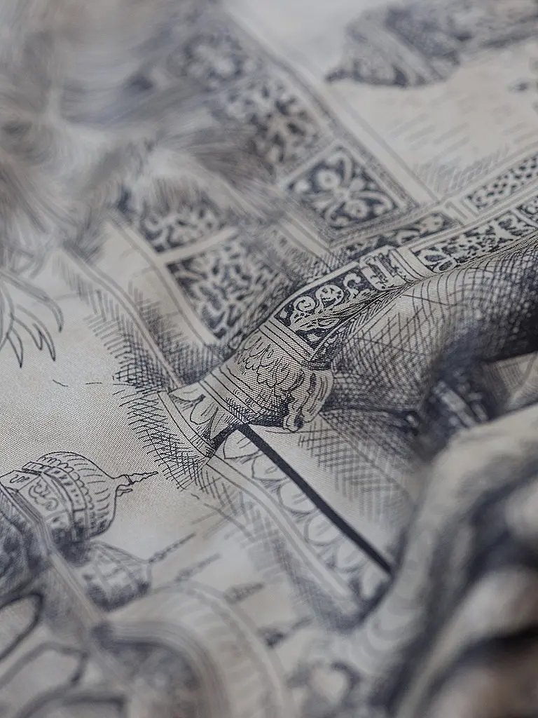FLEURESSE | Satin Bettwäsche 70x90cm/140x200cm BED ART Indigo | 