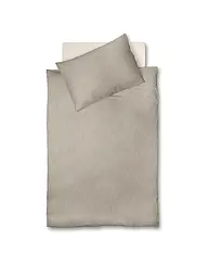 FLEURESSE | Satin Bettwäsche 70x90cm/140x200cm MODERN LIFE B Stone | camel