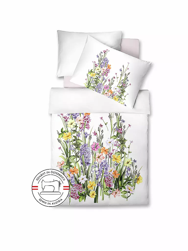FLEURESSE | Satin Bettwäsche Bed Art 70x90cm / 140x200cm Frühling | bunt