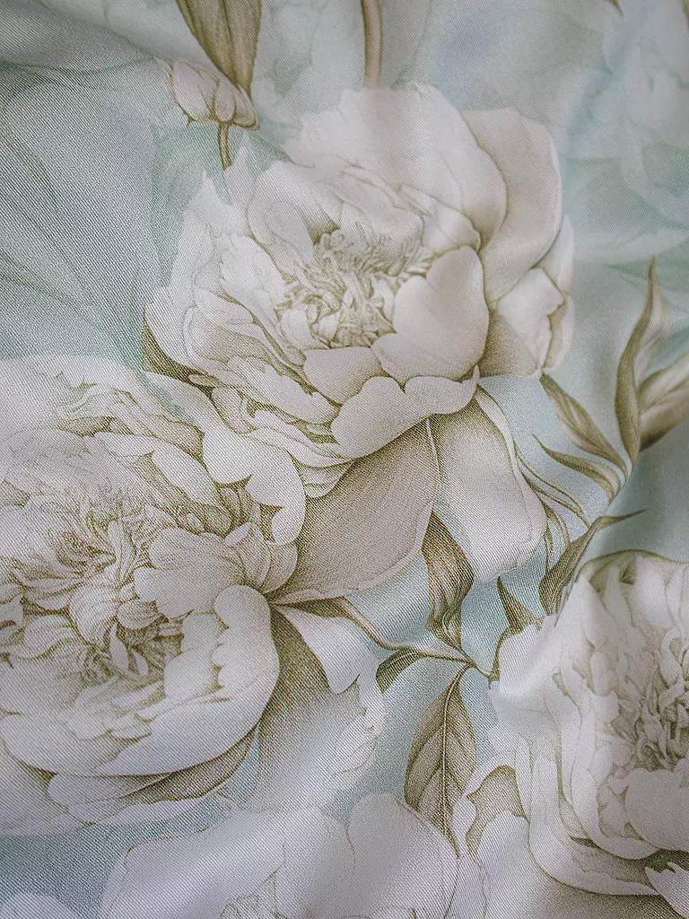 FLEURESSE | Satin Bettwäsche BED ART 70x90cm/140x200cm Honeydew | hellgrün