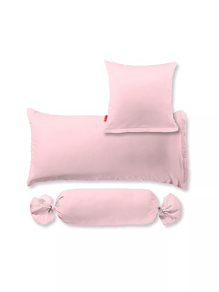 FLEURESSE | Satin Nackenrollenbezug Royal Uni 15x40cm Rosa | rosa