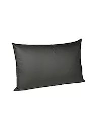 FLEURESSE | Satin Kissenbezug ROYAL UNI 2er 40x40cm Orange  | grau