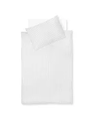 FLEURESSE | Seersucker Bettwäsche RIO 70x90cm/140x200cm Weiss | weiss