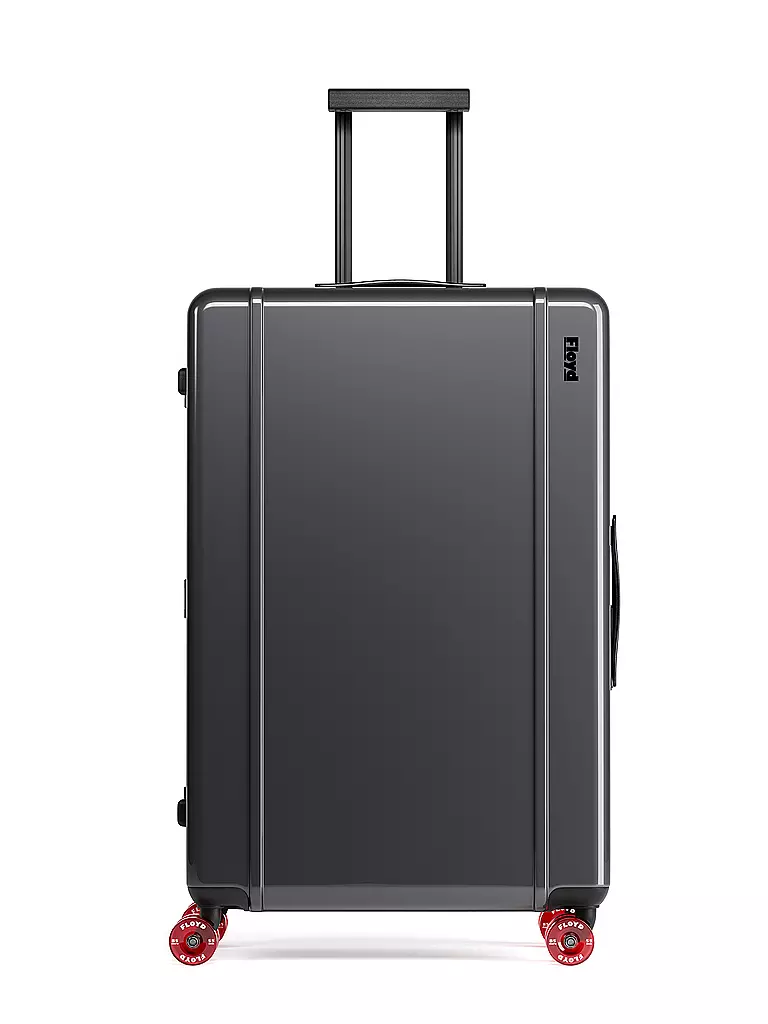 FLOYD | Trolley hart FLOYD TRUNK  78cm Tarmac Grey | schwarz