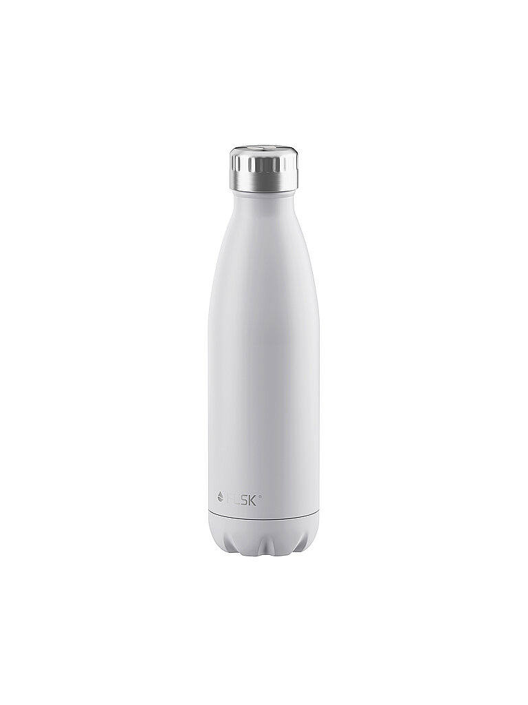 FLSK Isolierflasche - Thermosflasche 0,5l Edelstahl White weiss baby
