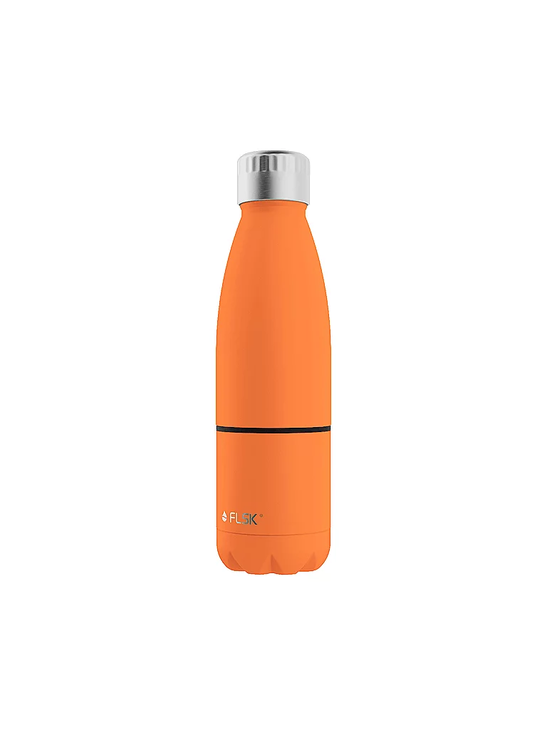 FLSK Bouteille isotherme - Gourde avec gobelet 0,7l Trail-Orange orange