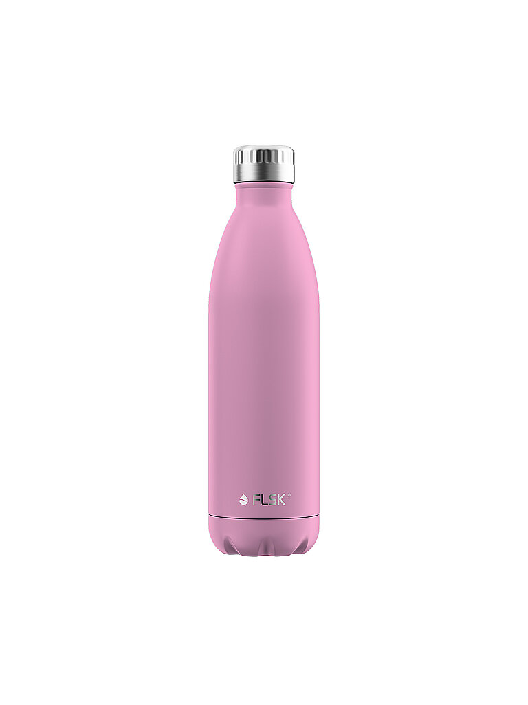 Isolierflasche - Thermosflasche 0,75l Edelstahl Blossom rosa baby