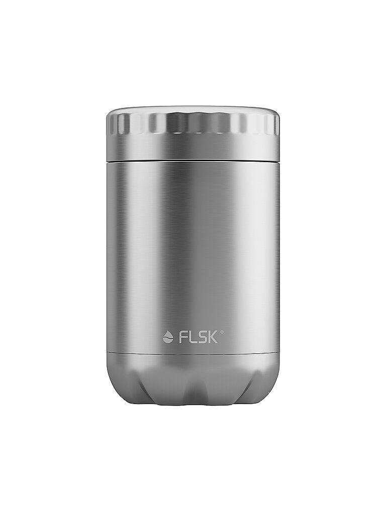 FLSK Thrmobhälter Food Jar 0,6l Stainless  silber