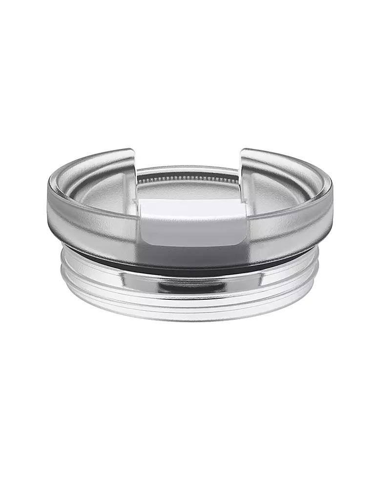 FLSK | Isolierbecher - Thermosbecher CUP Coffee to go-Becher 0,35l Edelstahl White | dunkelgrün