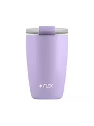 FLSK | Isolierbecher - Thermosbecher CUP Coffee to go-Becher 0,35l Lemon | lila