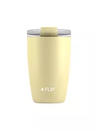 FLSK | Isolierbecher - Thermosbecher CUP Coffee to go-Becher 0,35l Lemon | gelb
