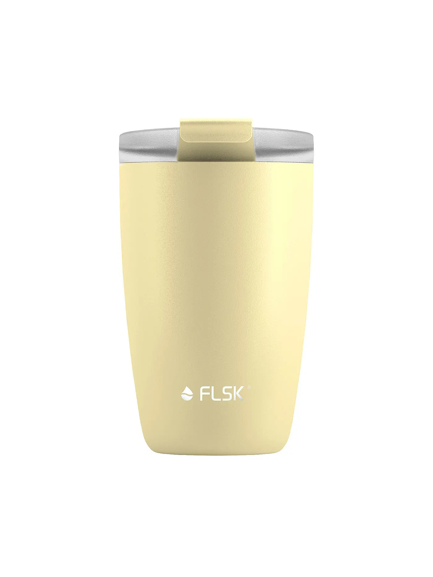 FLSK | Isolierbecher - Thermosbecher CUP Coffee to go-Becher 0,35l Lemon | gelb
