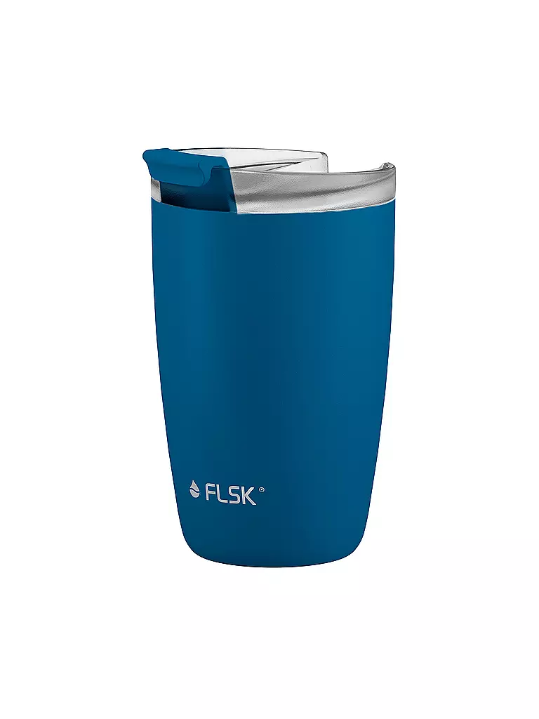 FLSK | Isolierbecher - Thermosbecher CUP Coffee to go-Becher 0,35l Ocean | blau