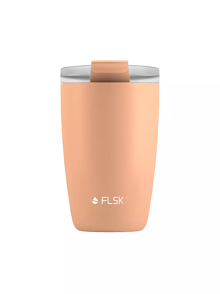 FLSK | Isolierbecher - Thermosbecher CUP Coffee to go-Becher 0,35l Peach | koralle