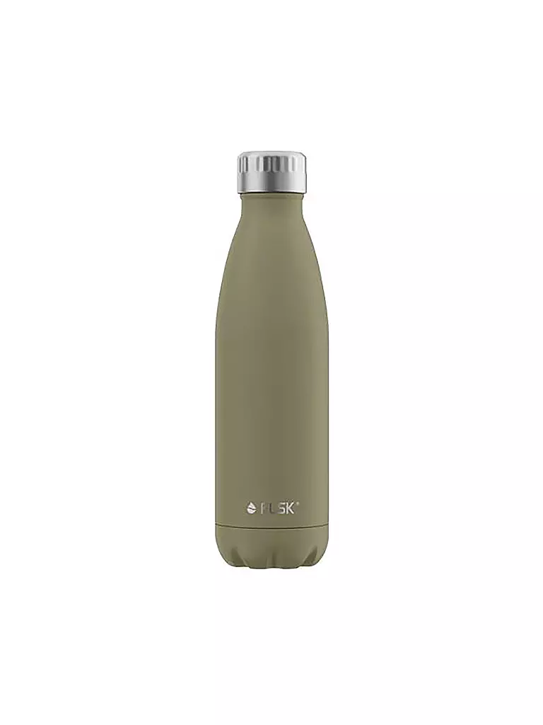 FLSK | Isolierflasche - Thermosflasche 0,5l Edelstahl Khaki | olive