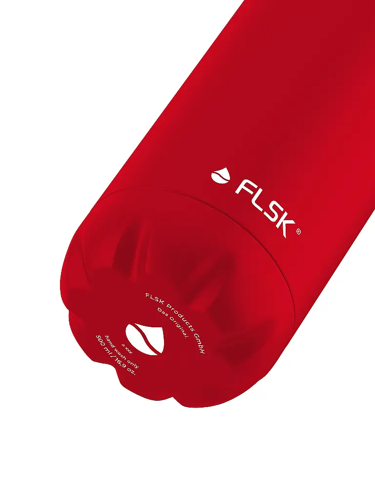 FLSK | Isolierflasche - Thermosflasche 0,5l Edelstahl Red | Rot