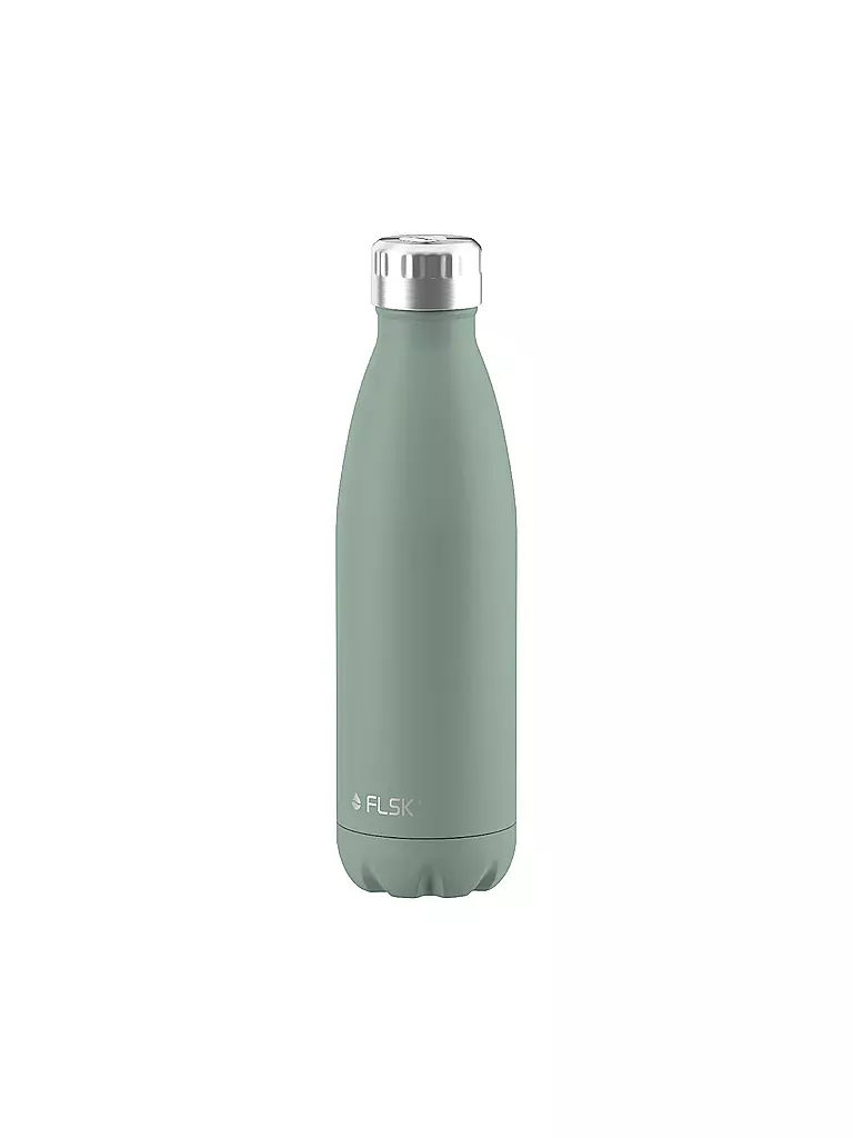 FLSK | Isolierflasche - Thermosflasche 0,5l Edelstahl Sage | dunkelgrün