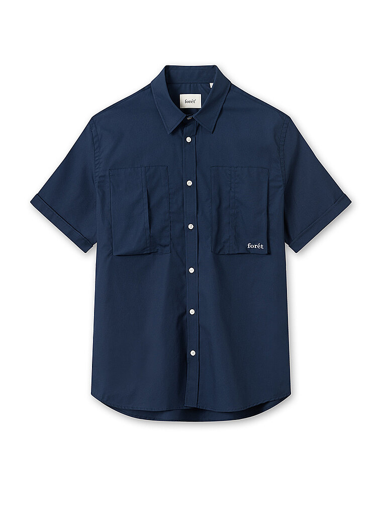 FORET Hemd Hops blau | L