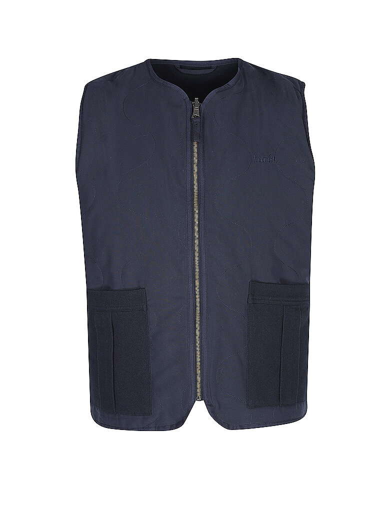 FORET Gilet Trowler blau | M