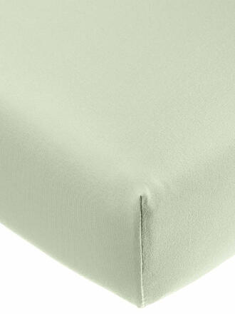 FORMESSE | Jersey-Spannleintuch "Bella Donna" 180/200 cm - 200/220 cm (Pastellgrün)