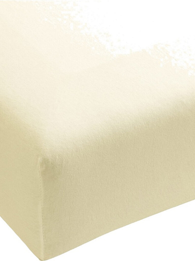 FORMESSE Jersey-Spannleintuch BELLA DONNA  90/190 cm - 100/220cm Wollweiss beige