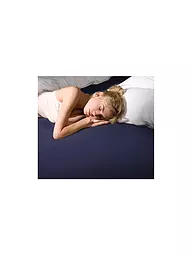 FORMESSE | Jersey-Spannleintuch "Bella Donna" 140/200 cm - 260/220 cm (Hellgrau) | dunkelblau