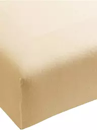 FORMESSE | Jersey-Spannleintuch "Bella Donna" 180/200 cm - 200/220 cm (Olive) | beige