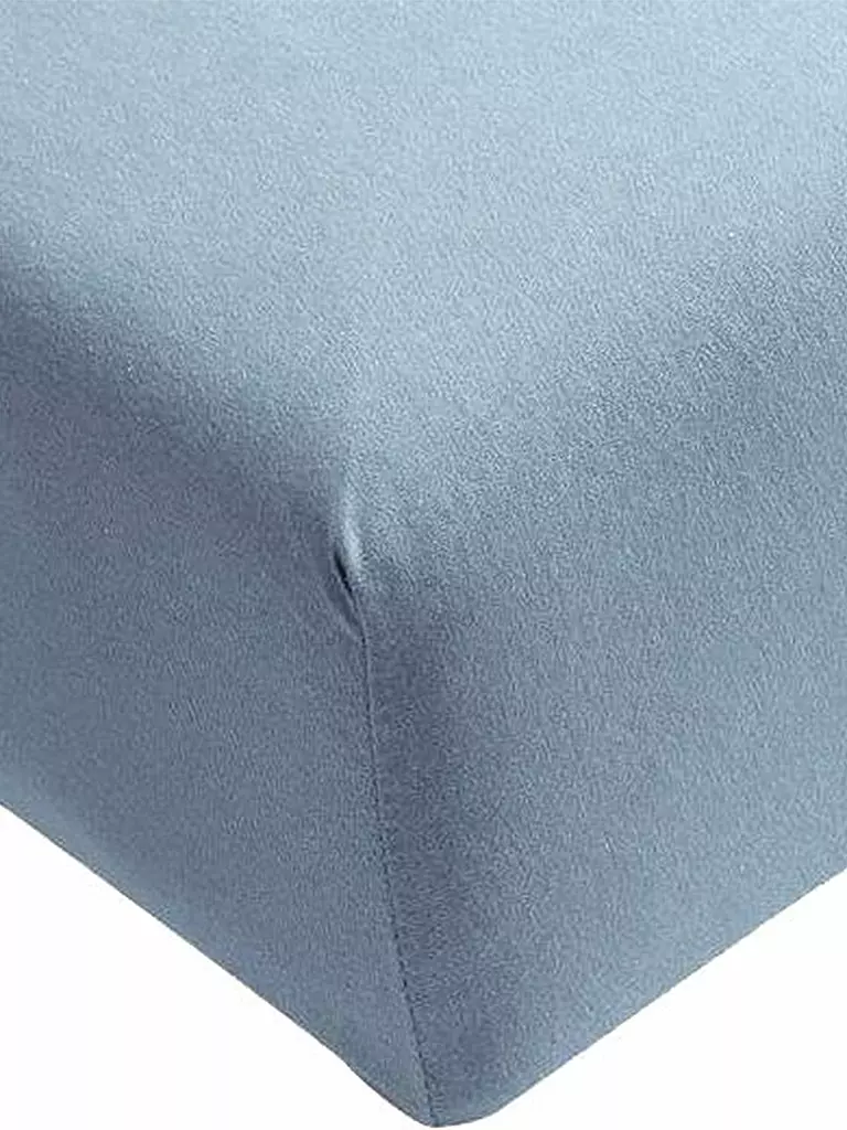 FORMESSE | Jersey-Spannleintuch "Bella Donna"  90/190 cm - 100/220cm (Hellblau) | blau