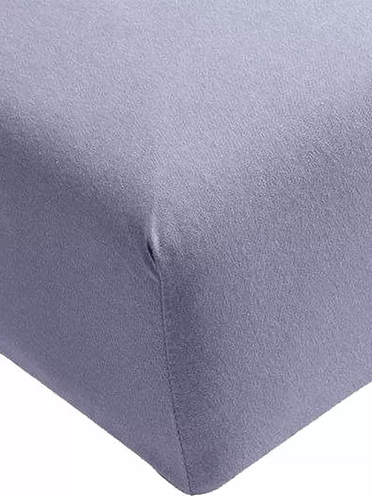 FORMESSE | Jersey-Spannleintuch "Bella Donna"  90/190 cm - 100/220cm (Jeansblau) | blau