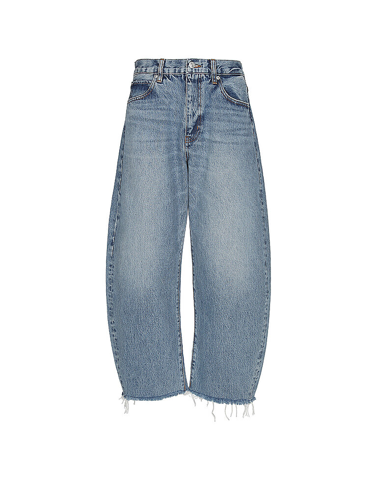 Jeans Balloon Fit THE BUBBLE CROP blau 27 damen