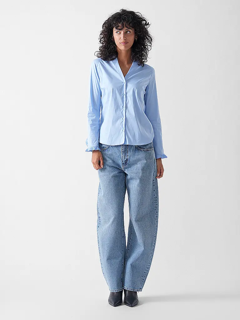 FRAME | Jeans Balloon Fit SLUNG BARREL | blau
