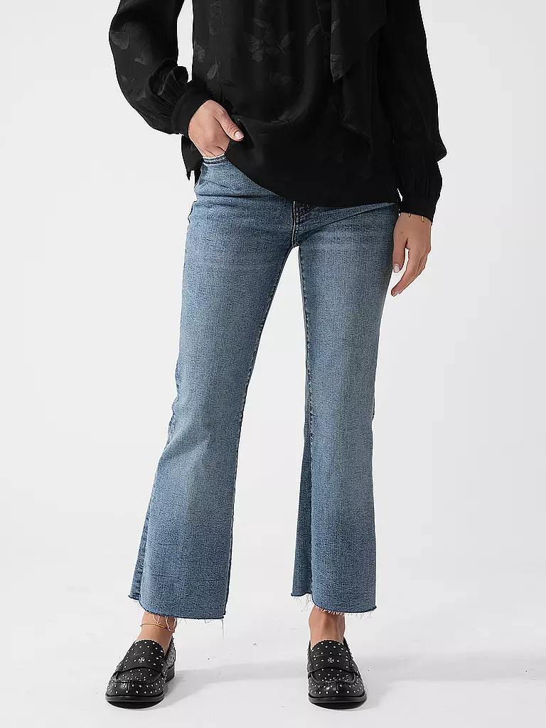 FRAME | Jeans Bootcut Fit 7/8  | blau