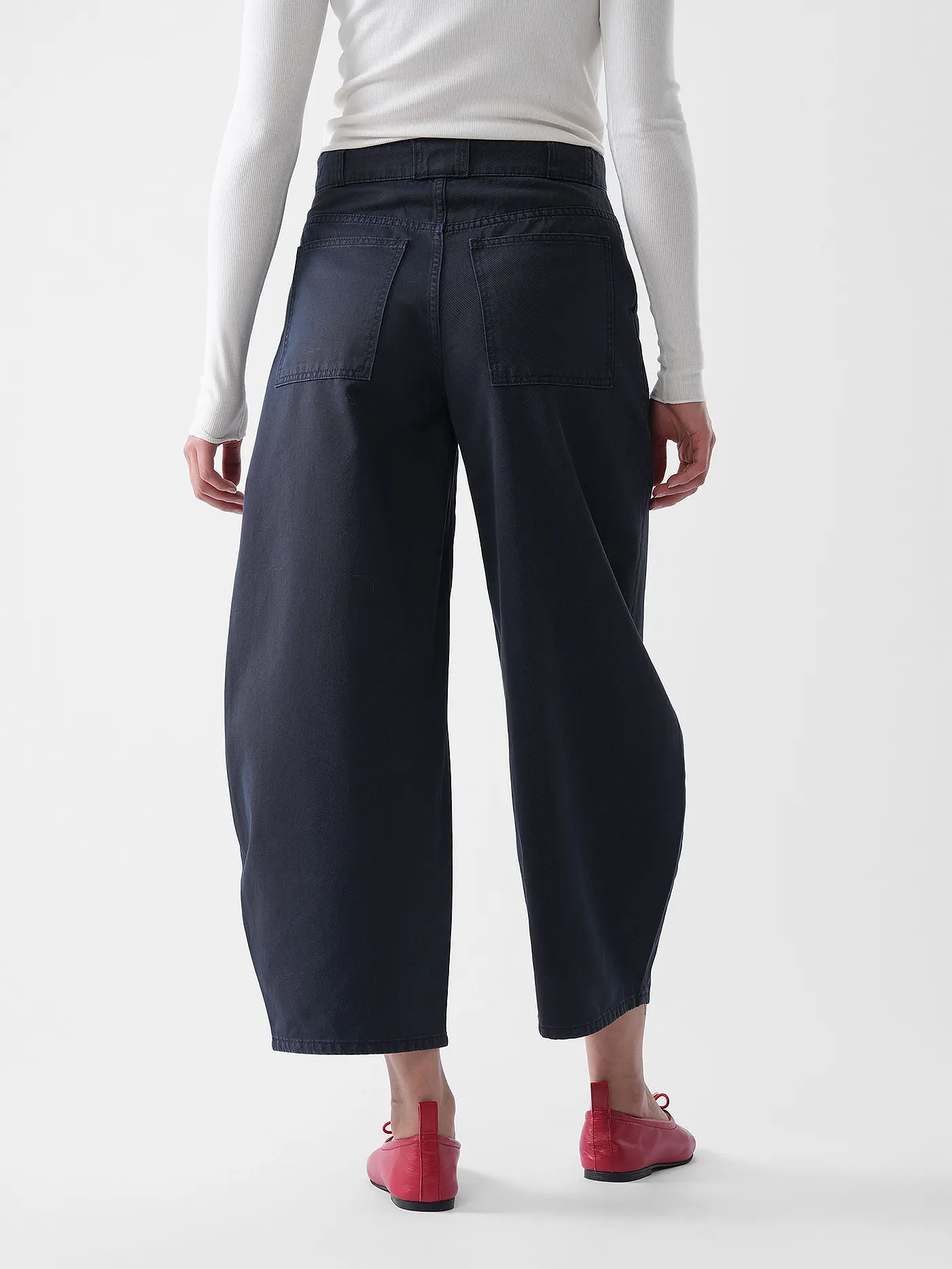FRAME | Jeans Flared Fit THE BARREL | dunkelblau