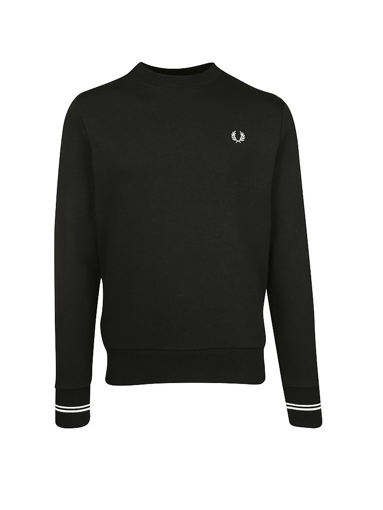 FRED PERRY Sweater schwarz