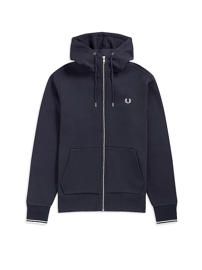 FRED PERRY Sweatjacke blau