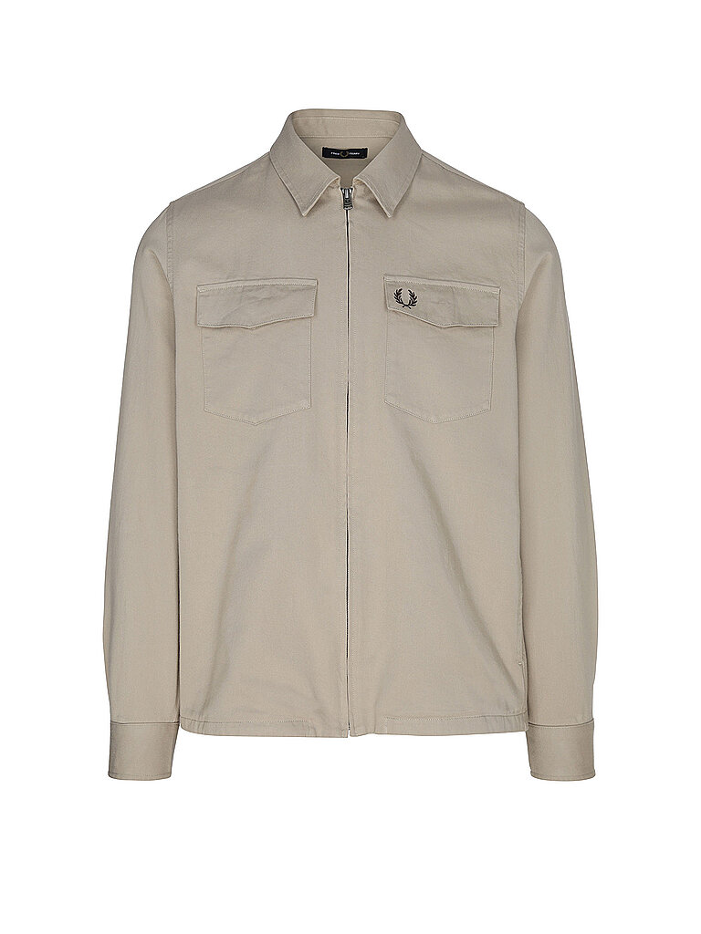 FRED PERRY Overshirt beige