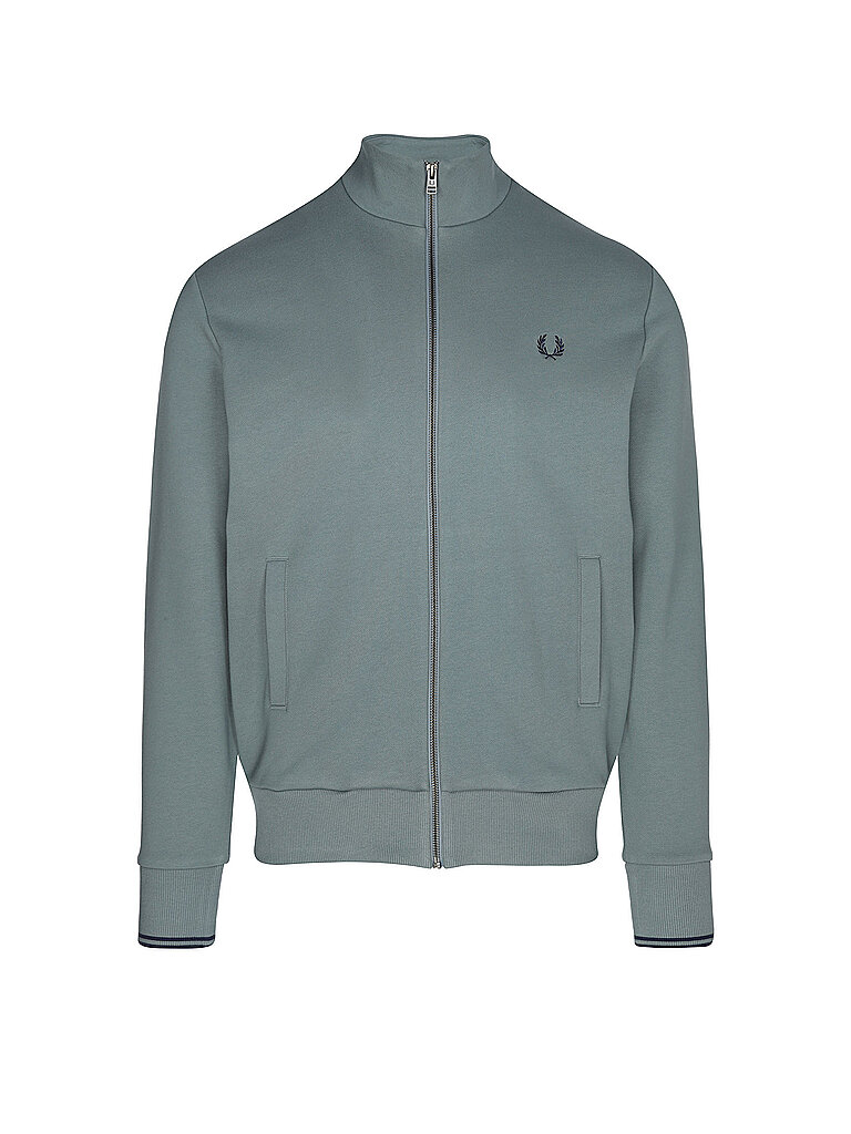 FRED PERRY Sweatjacke mint