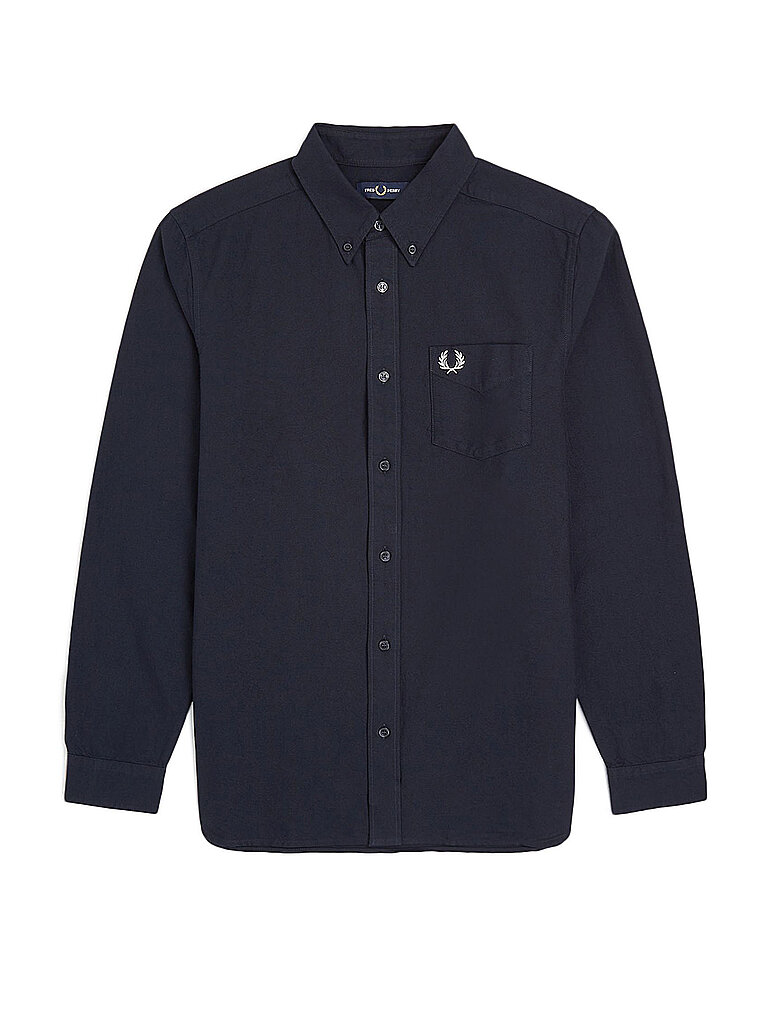 FRED PERRY Hemd blau M herren